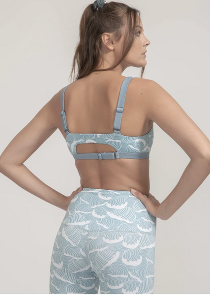 リバーシブルトップス  Meco Ocean Waves Print