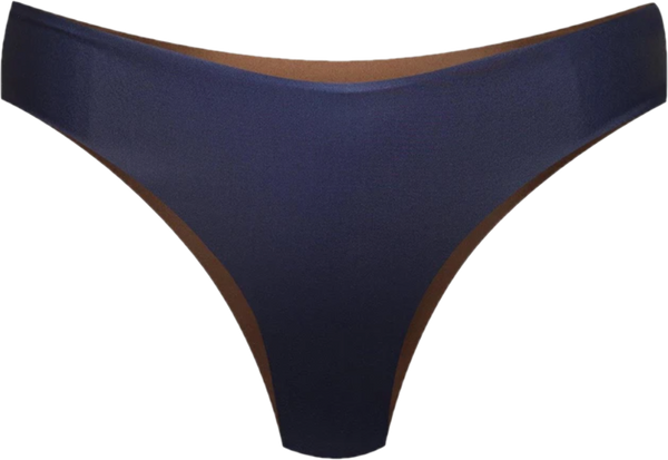 Arpoador リバーシブルビキニ in Dark Blue / Solid Brown