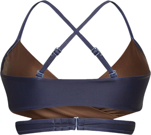 Arpoador リバーシブルビキニ in Dark Blue / Solid Brown