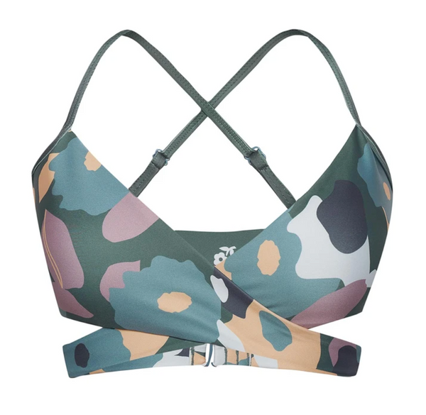 Arpoador リバーシブルビキニ in Green Wildflower / Daisy