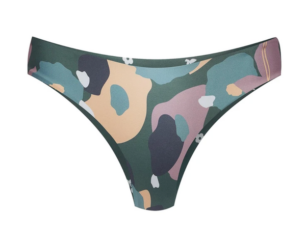 Arpoador リバーシブルビキニ in Green Wildflower / Daisy
