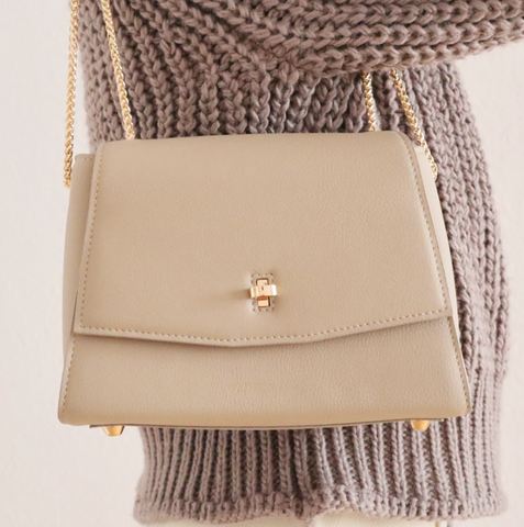 サボテンレザーバッグ　Beige Sand