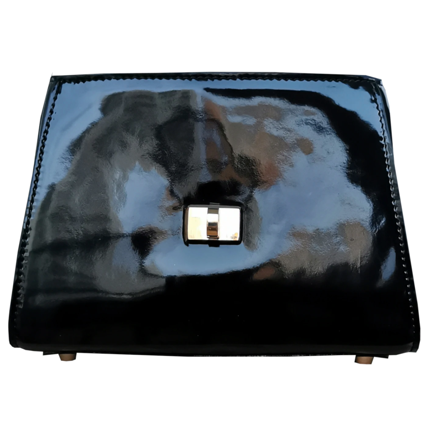 バッグベース : グレープレザー Black