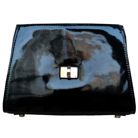 バッグベース : グレープレザー Black