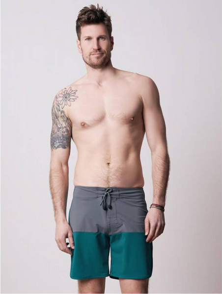 ECONYL® MAX FLEX BOARDSHORTS PETROL | GRAU