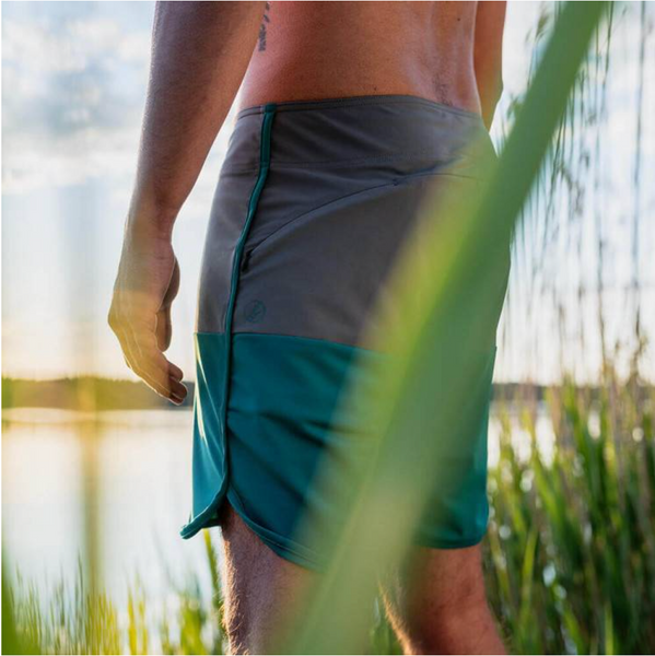 ECONYL® MAX FLEX BOARDSHORTS PETROL | GRAU