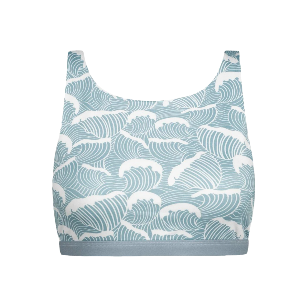 リバーシブルトップス  Meco Ocean Waves Print