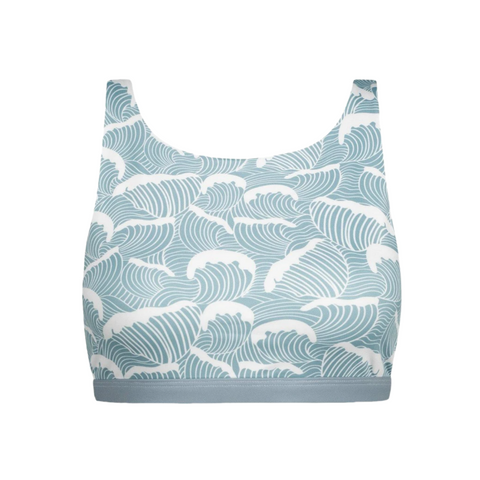 リバーシブルトップス  Meco Ocean Waves Print