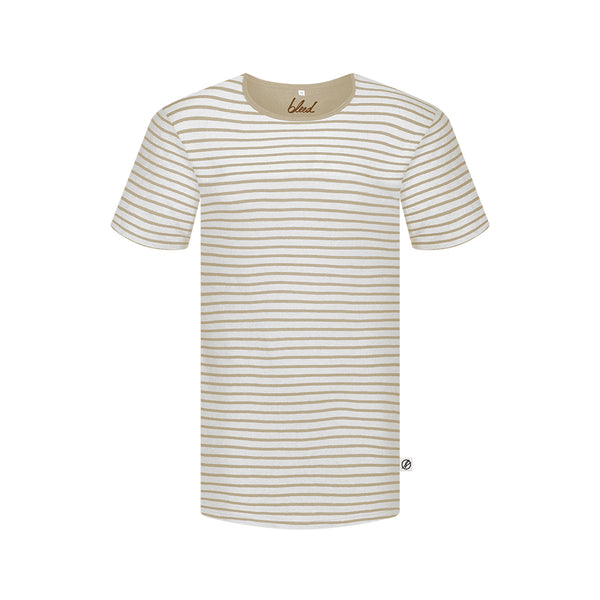 Striped Linen Tシャツ